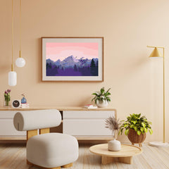 Diamantmalerei - Berge bei Sonnenuntergang - SEOS Shop ®