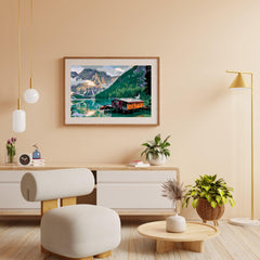 Diamond Painting - Berghütte - SEOS Shop ®
