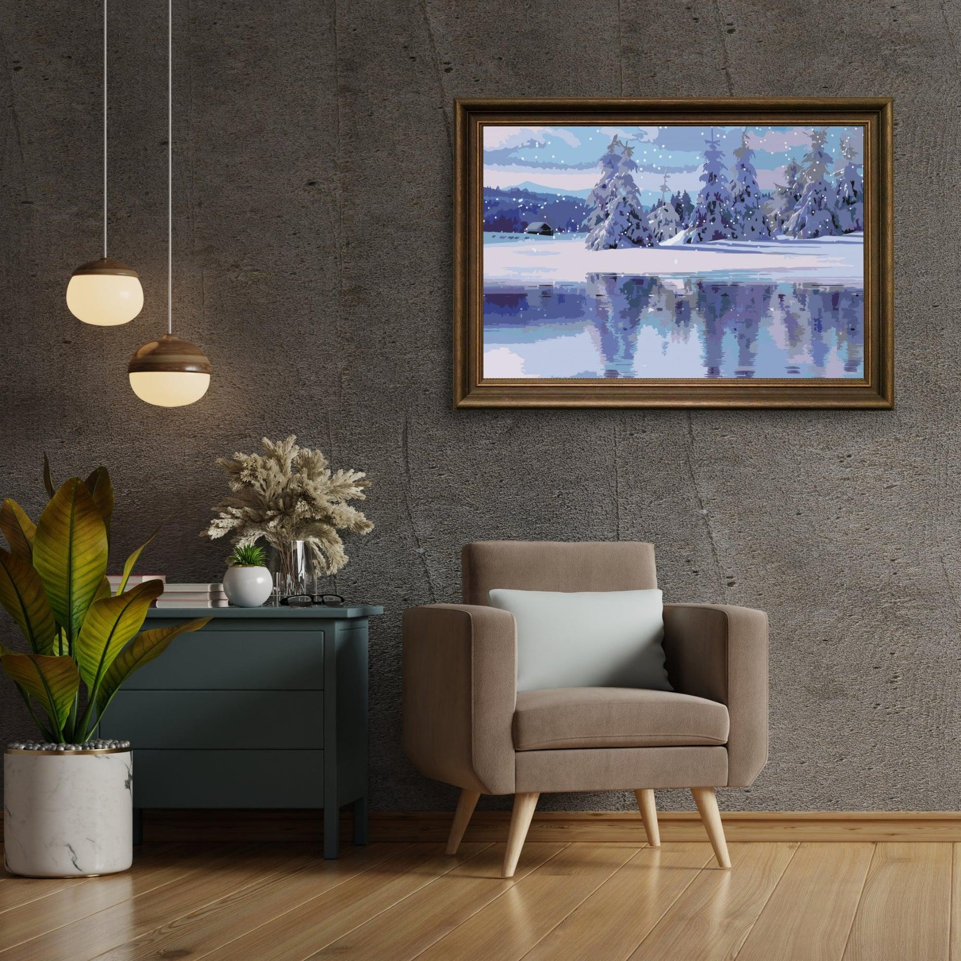 Diamantmalerei - Schneelandschaft - SEOS Shop ®