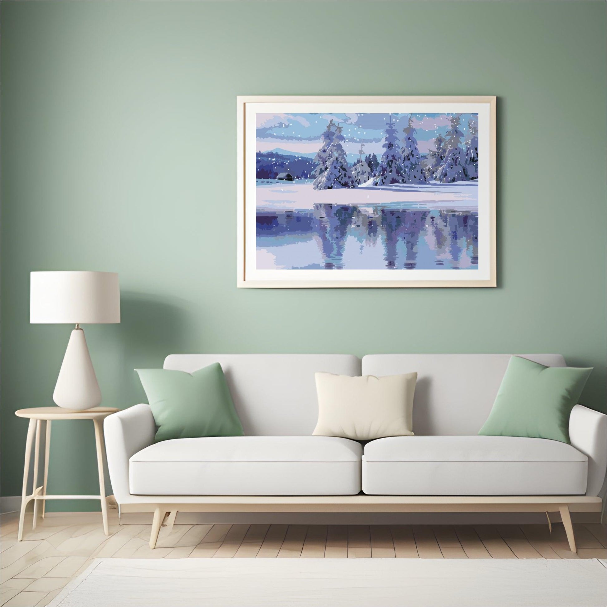 Diamantmalerei - Schneelandschaft - SEOS Shop ®
