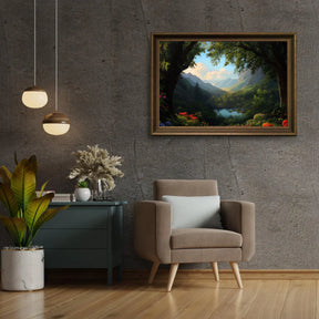 Diamantmalerei - Verzauberter Blumenwald