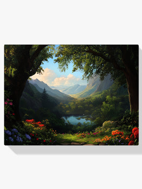 Diamantmalerei - Verzauberter Blumenwald