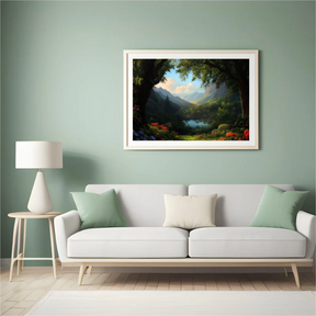 Diamantmalerei - Verzauberter Blumenwald