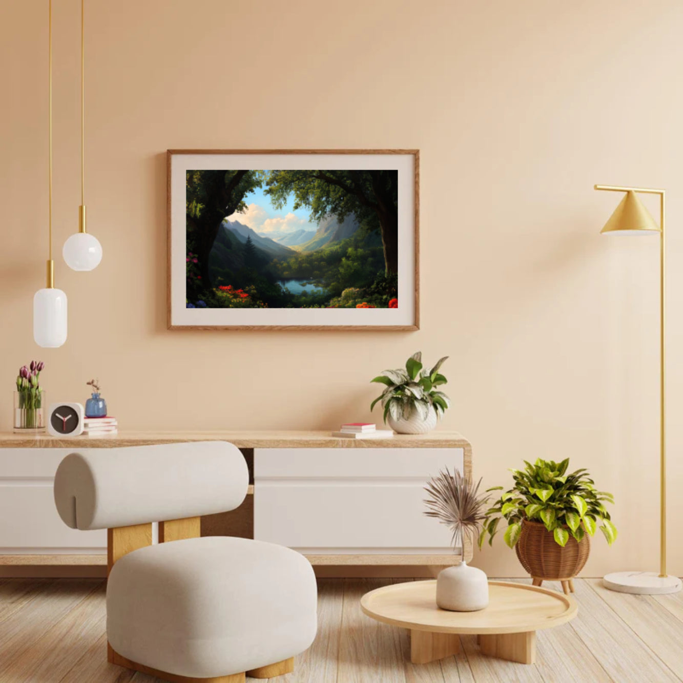 Diamantmalerei - Verzauberter Blumenwald