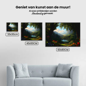 Diamantmalerei - Verzauberter Blumenwald