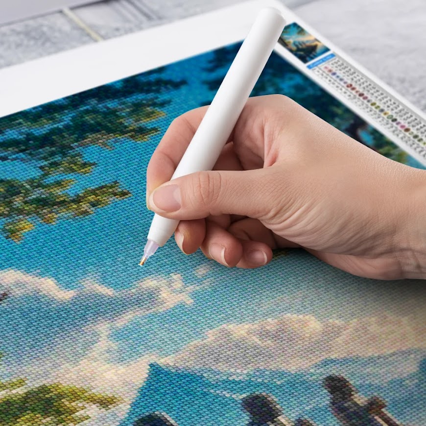 Diamantmalerei – Wächter des alten Heiligtums