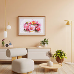 Diamantmalerei - Strauß rosa Blumen - SEOS Shop ®