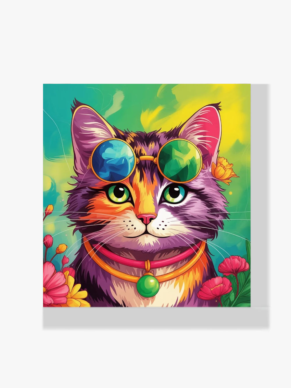 Mini-Diamantmalerei – Boho-Katzen