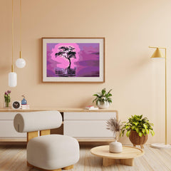 Diamantmalerei - Baum mitten im See - SEOS Shop ®