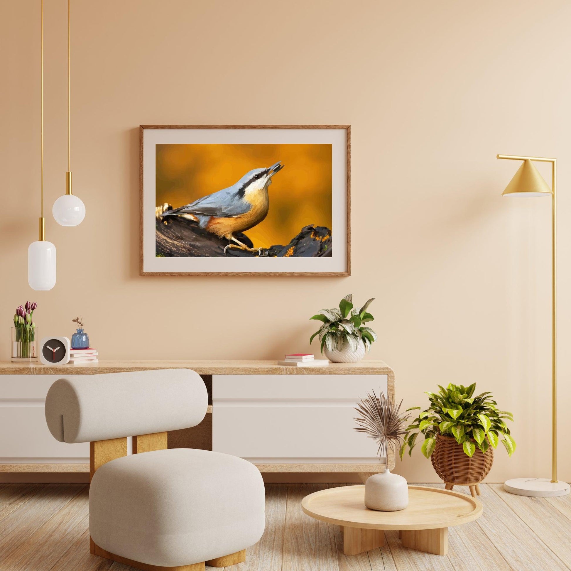Diamond Painting - Kleiber auf dem Ast - SEOS®