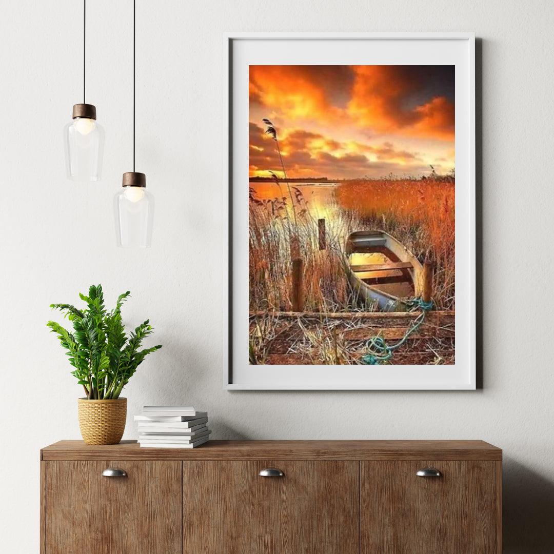 Diamantmalerei - Boot auf dem Wasser - SEOS Shop ®