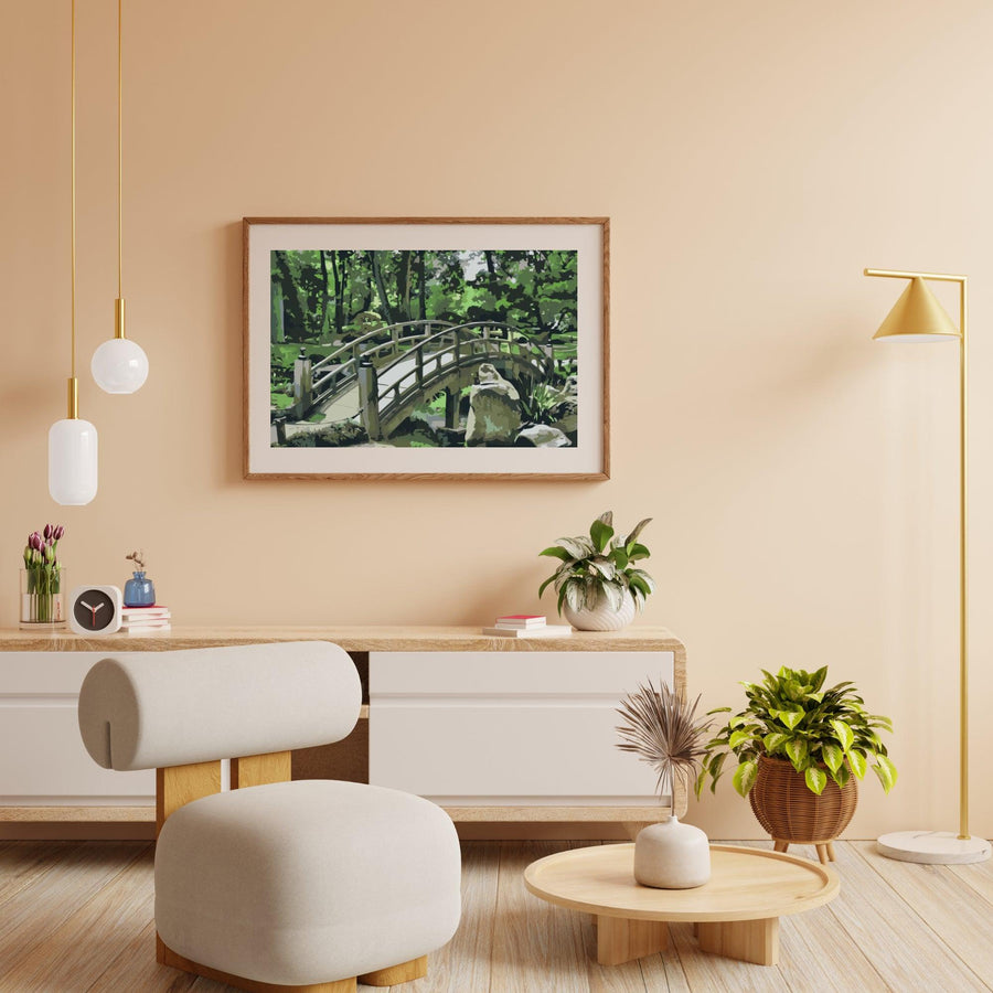 Diamond Painting - Brücke im Garten - SEOS Shop ®