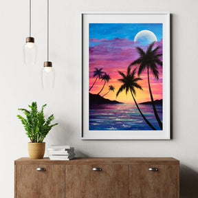 Diamantmalerei - Karibischer Sonnenuntergang - SEOS Shop ®