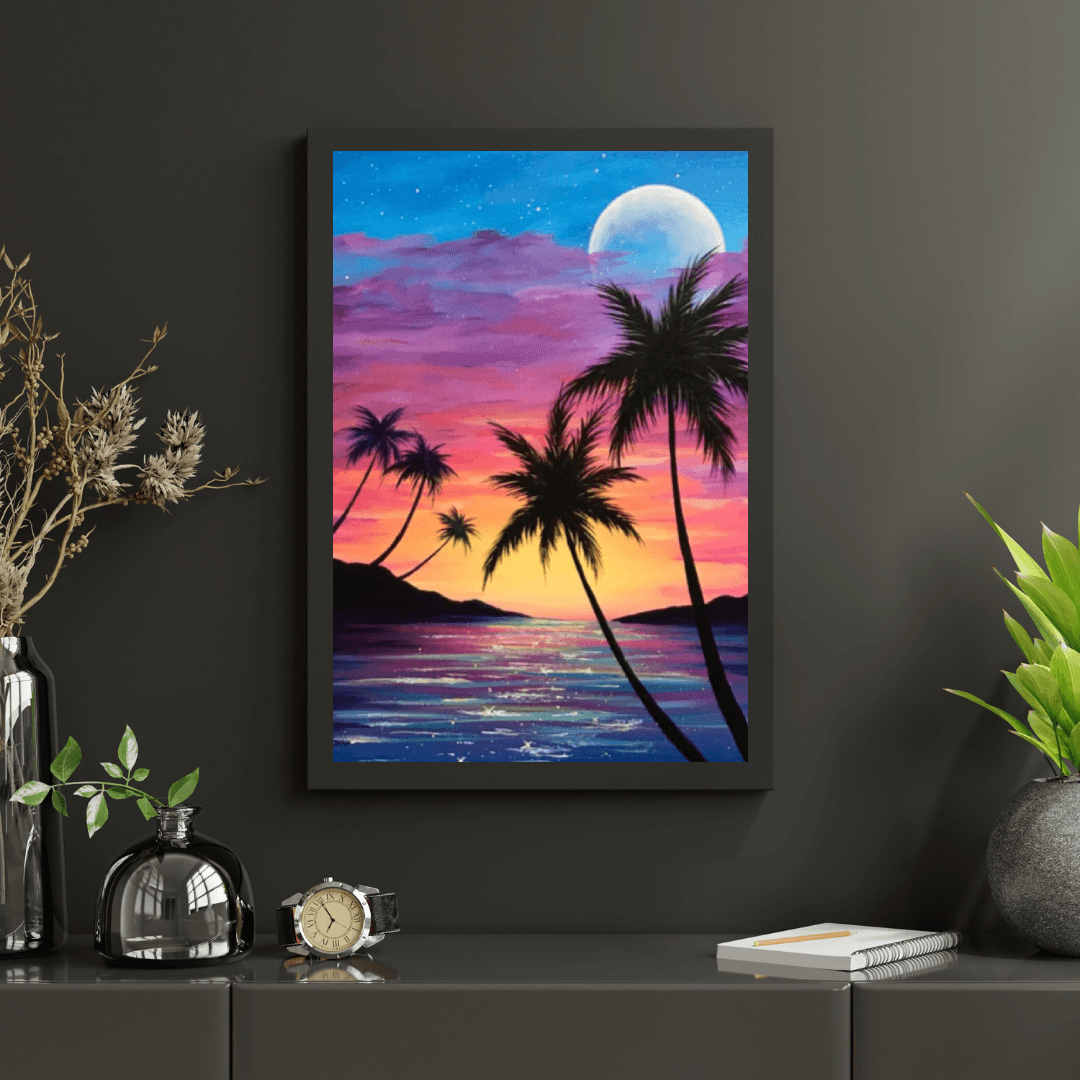 Diamantmalerei - Karibischer Sonnenuntergang - SEOS Shop ®