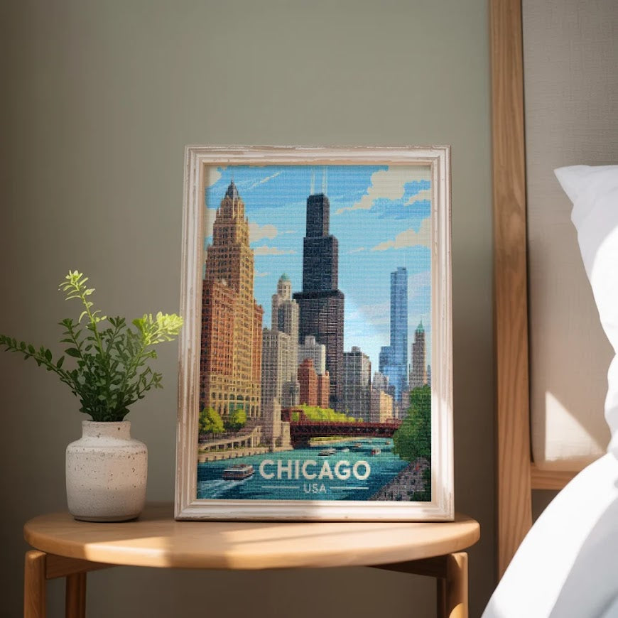 Diamantmalerei - Chicago, USA