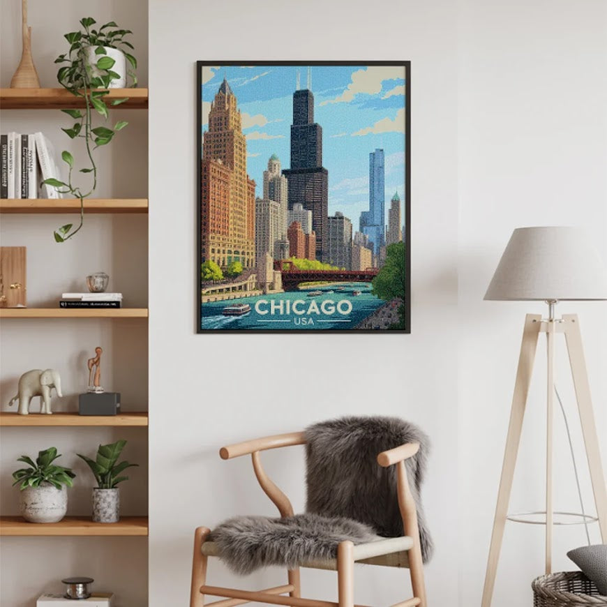 Diamantmalerei - Chicago, USA