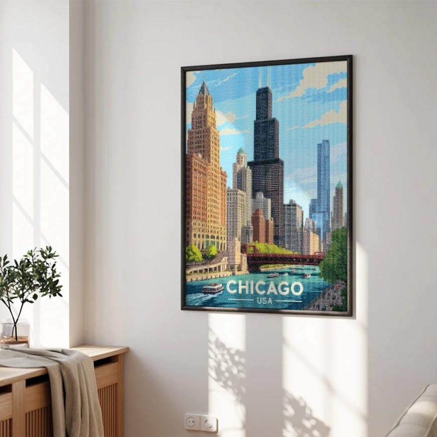 Diamantmalerei - Chicago, USA