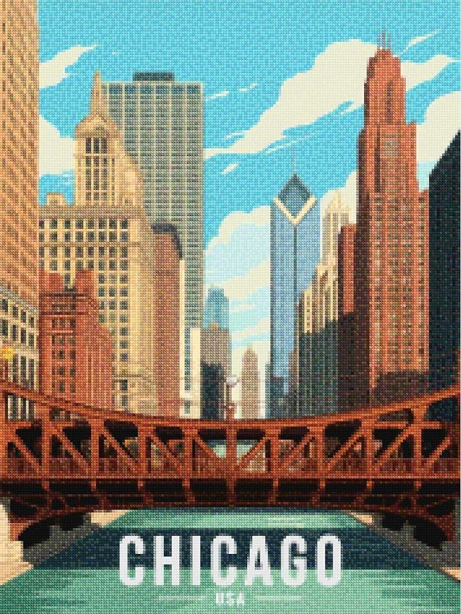 Diamantmalerei - Chicago, USA_V2