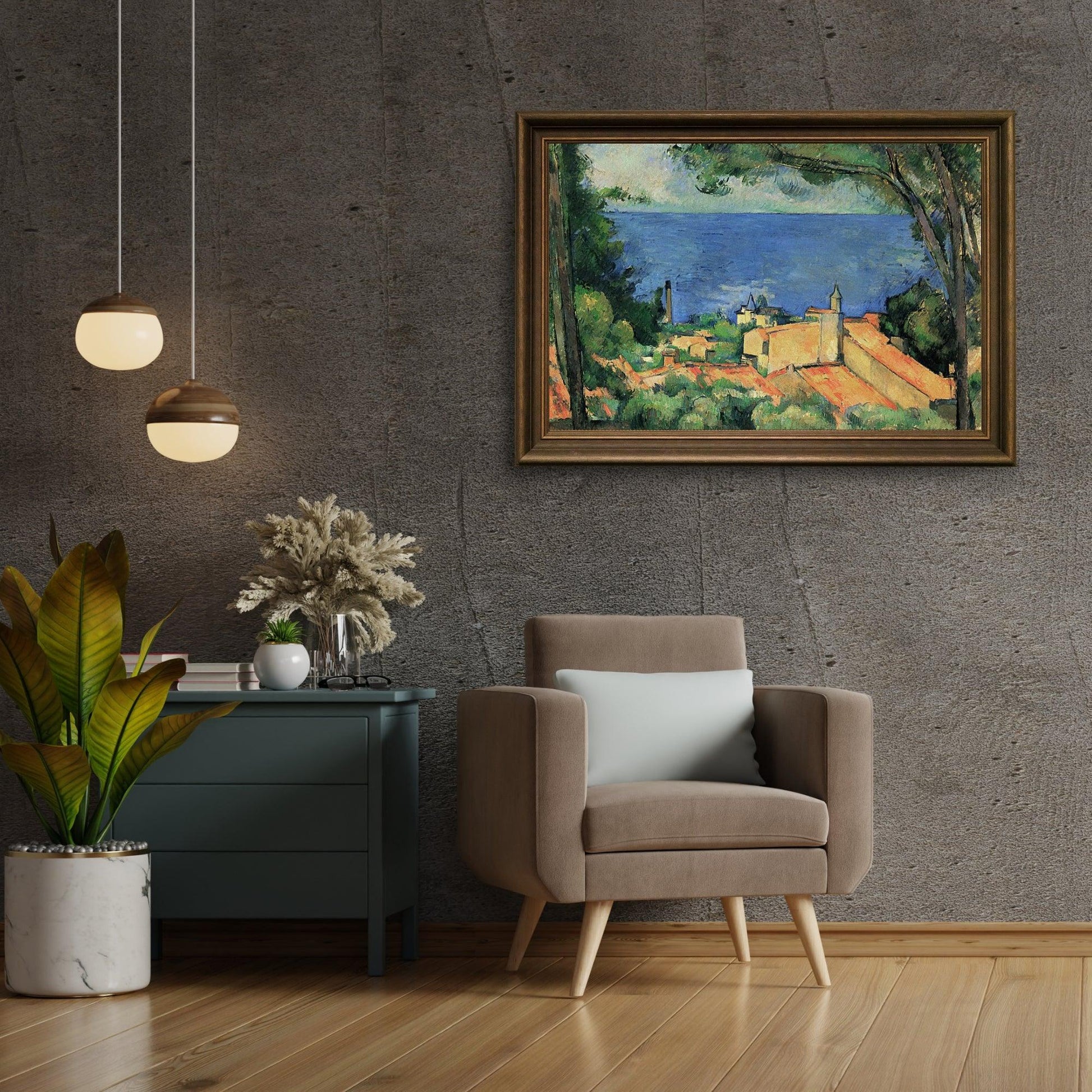 Diamond Painting - Die L'estaque mit roten Dächern - SEOS Shop ®
