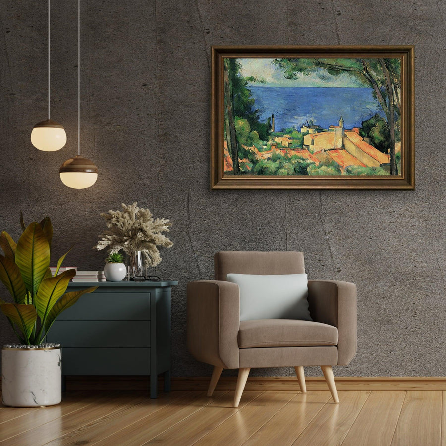 Diamond Painting - Die L'estaque mit roten Dächern - SEOS Shop ®
