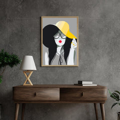 Diamond Painting - Die Dame mit dem gelben Hut - SEOS Shop ®