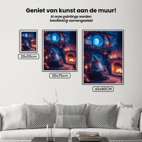 Diamantmalerei – Der einsame Zauberer