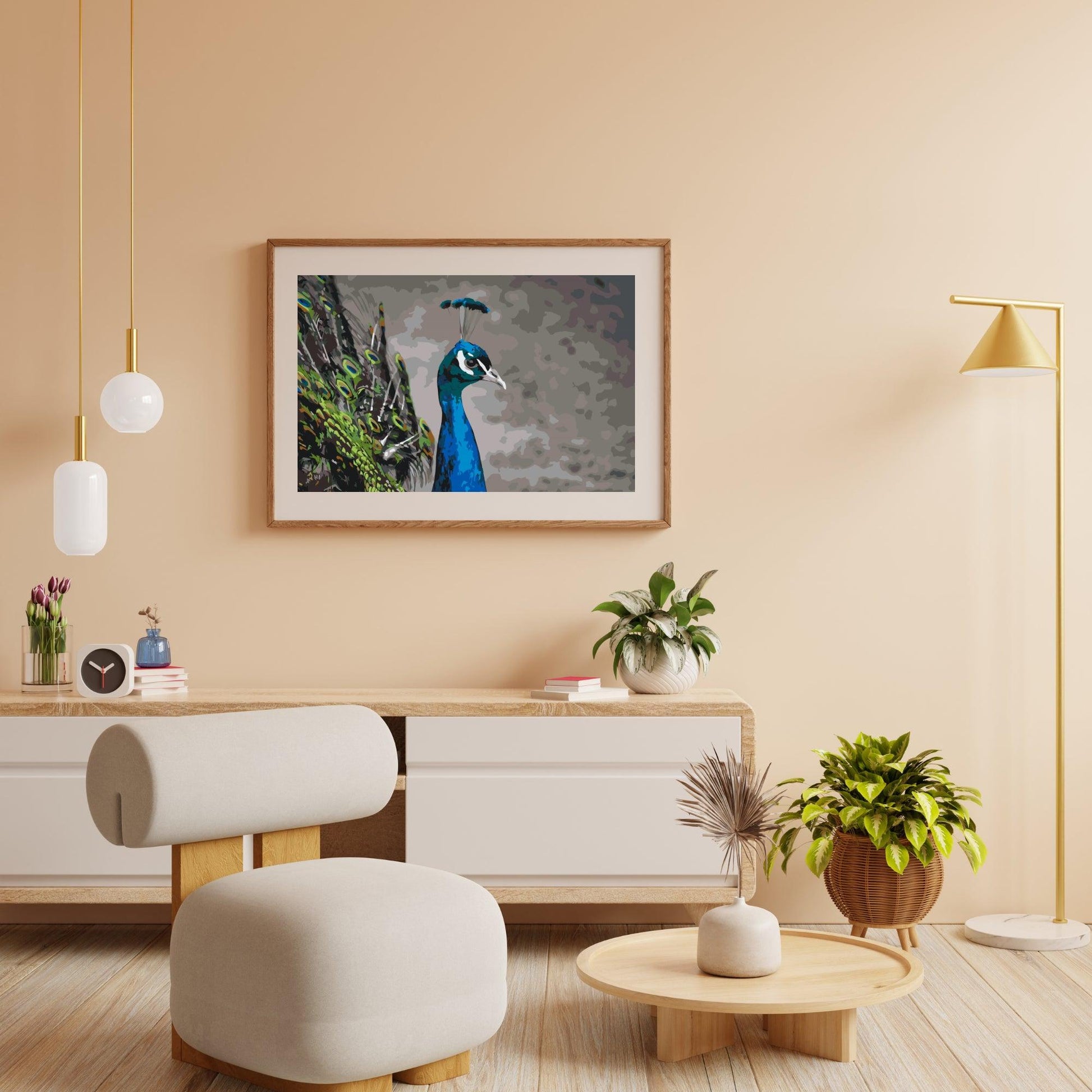 Diamond Painting – Der majestätische Pfau – SEOS®