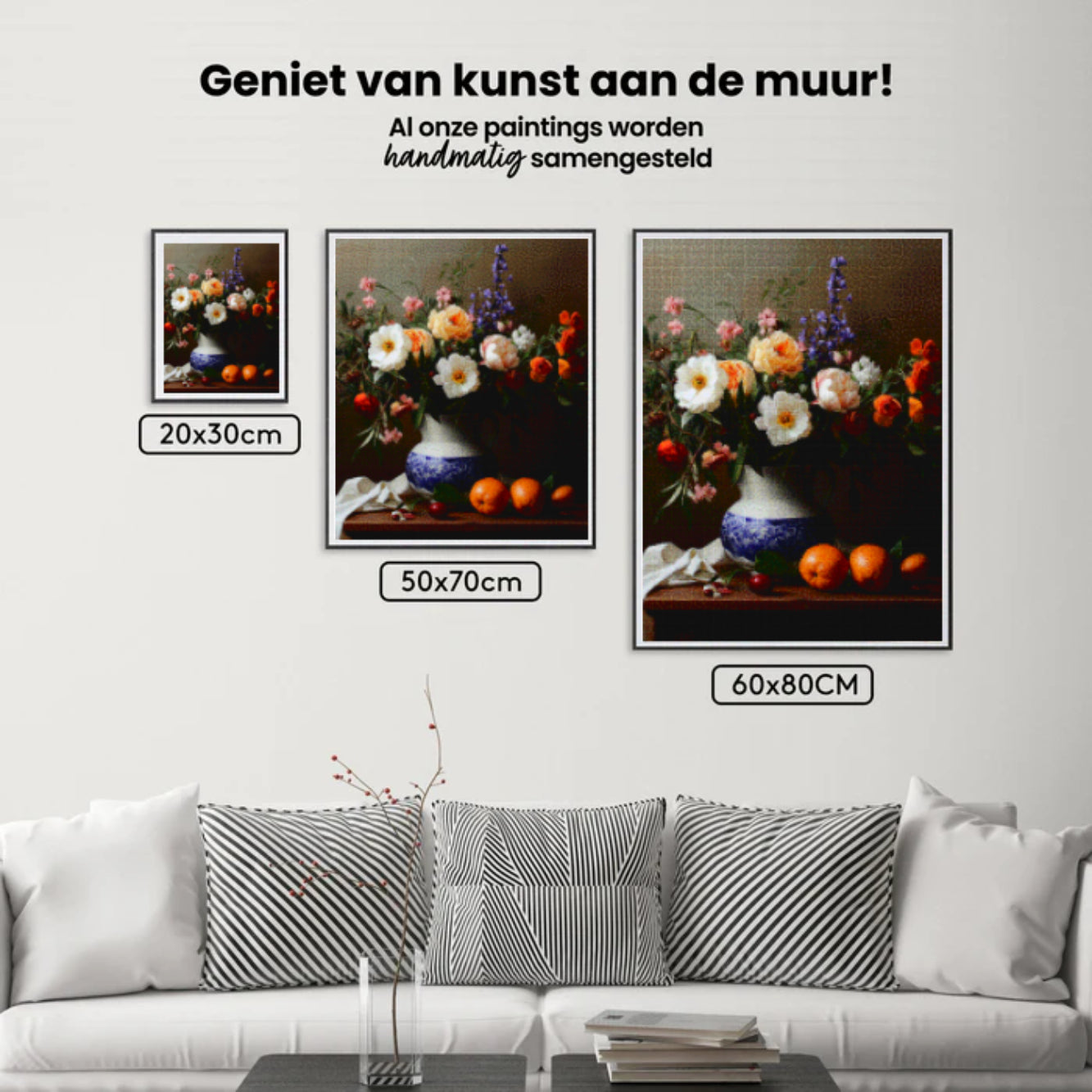 Diamantmalerei – Die Umarmung einer Blüte