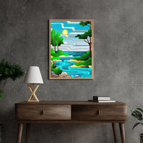 Diamantmalerei - Der Fluss - SEOS Shop ®