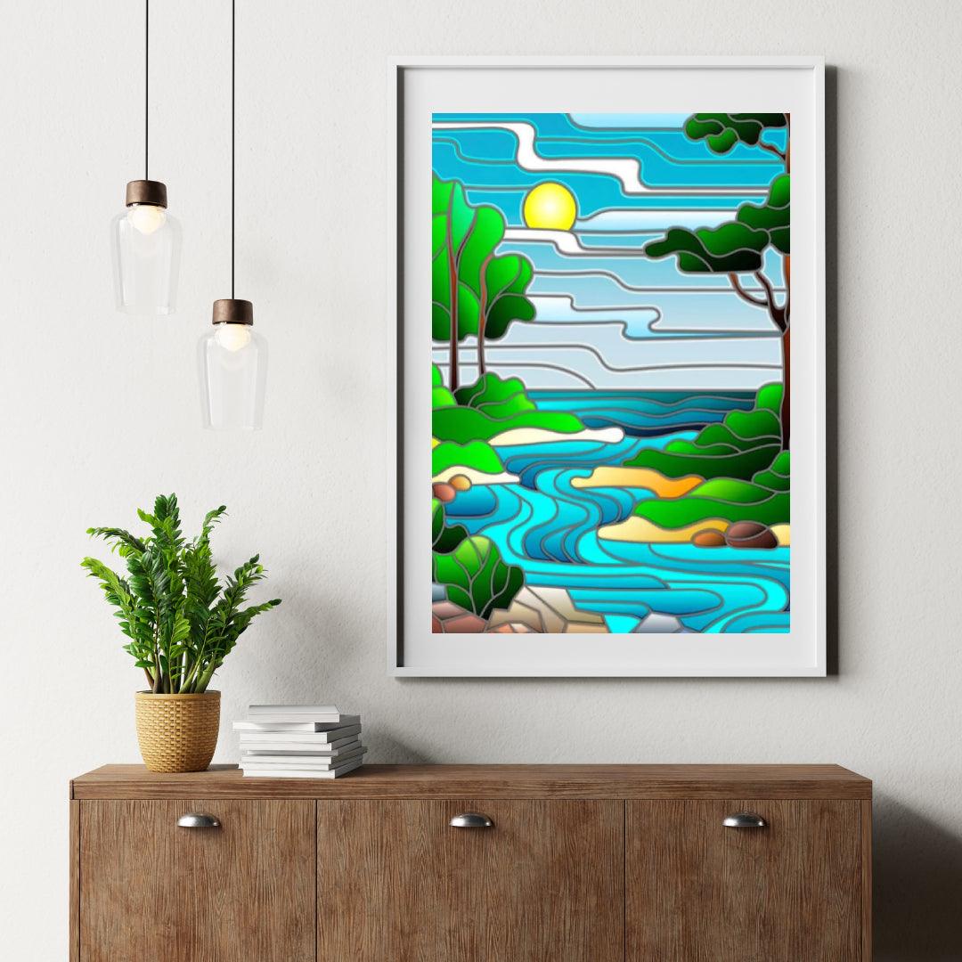 Diamantmalerei - Der Fluss - SEOS Shop ®