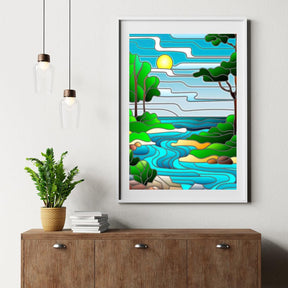 Diamantmalerei - Der Fluss - SEOS Shop ®