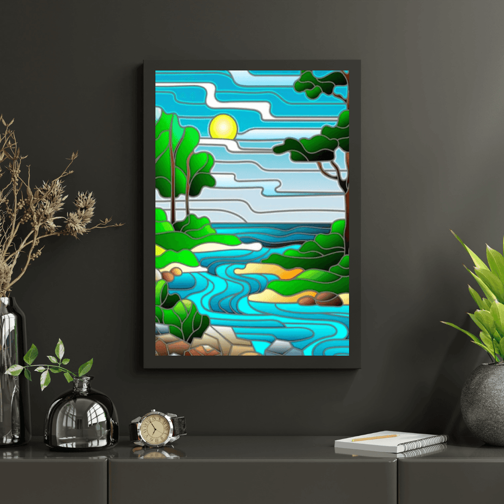 Diamantmalerei - Der Fluss - SEOS Shop ®