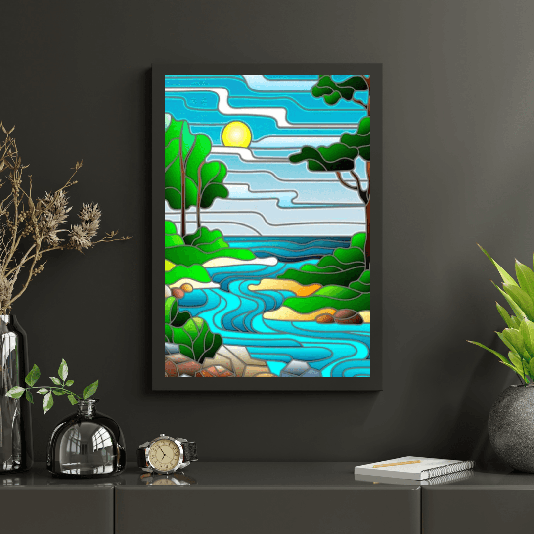 Diamantmalerei - Der Fluss - SEOS Shop ®