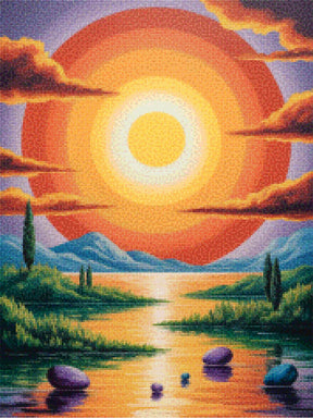 Diamond Painting – Die Sonne schrieb Gedichte