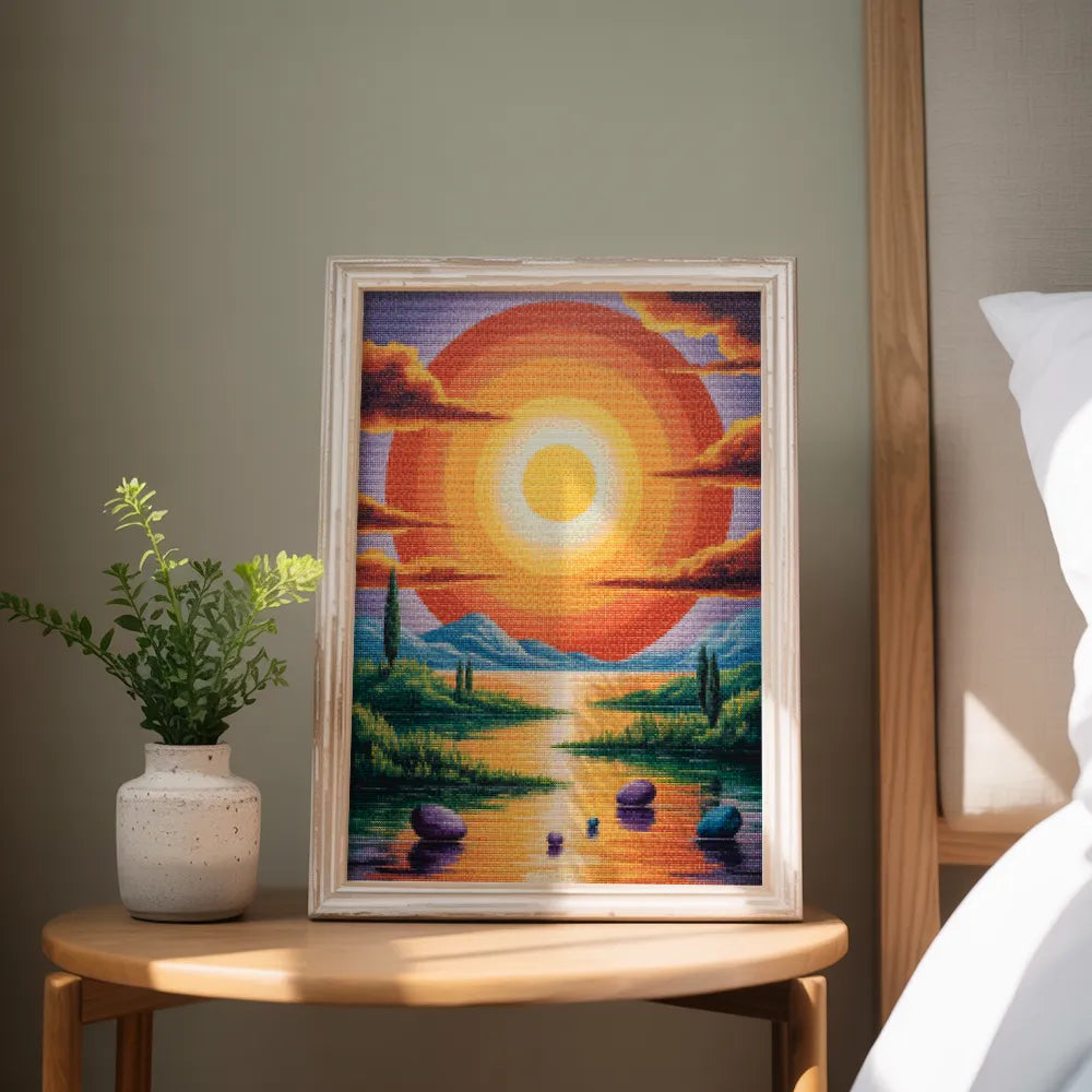 Diamond Painting – Die Sonne schrieb Gedichte