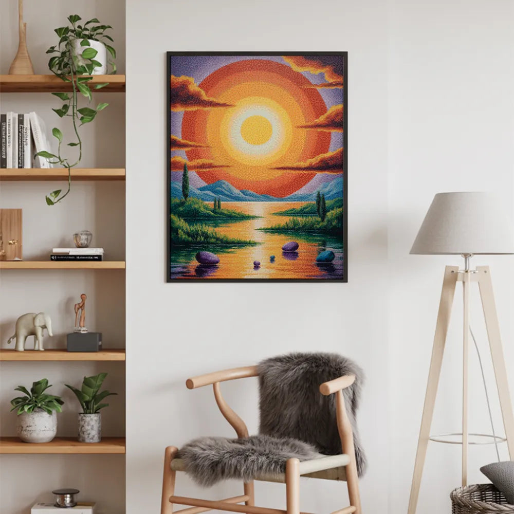 Diamond Painting – Die Sonne schrieb Gedichte