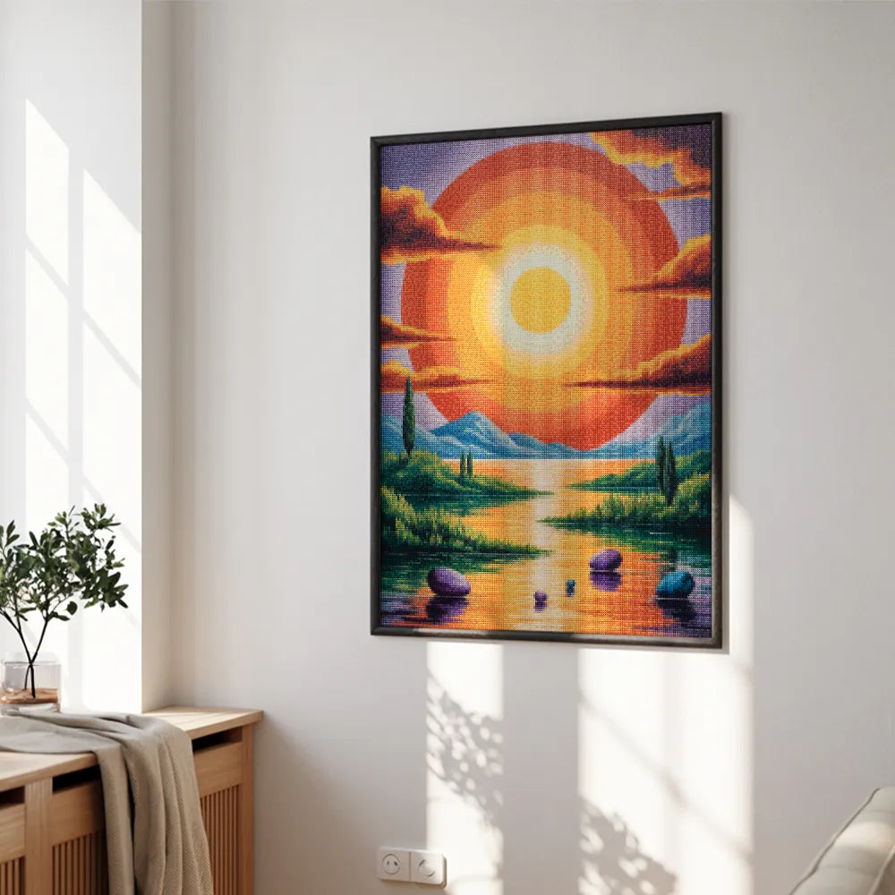 Diamond Painting – Die Sonne schrieb Gedichte