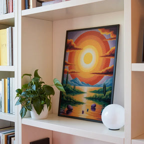 Diamond Painting – Die Sonne schrieb Gedichte