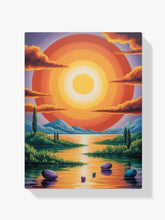 Diamond Painting – Die Sonne schrieb Gedichte