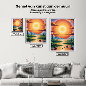 Diamond Painting – Die Sonne schrieb Gedichte