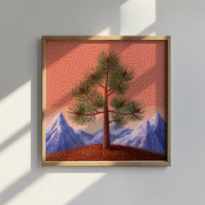 Mini-Diamantmalerei – Kiefern