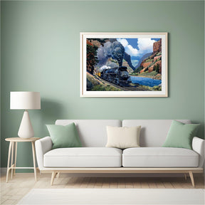 Diamantmalerei - Denver a Rio Grande Western Nr. 3707 - SEOS Shop ®