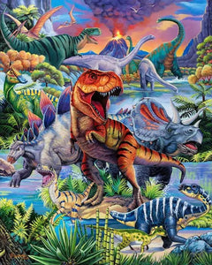 Diamantmalerei - Dinosaurier