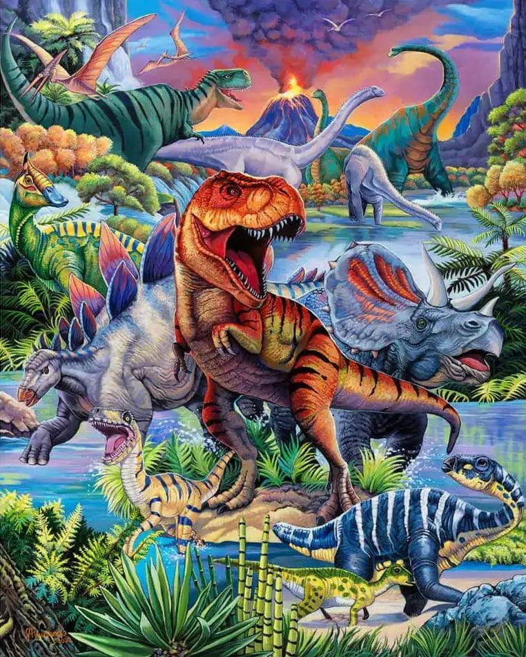 Diamantmalerei - Dinosaurier