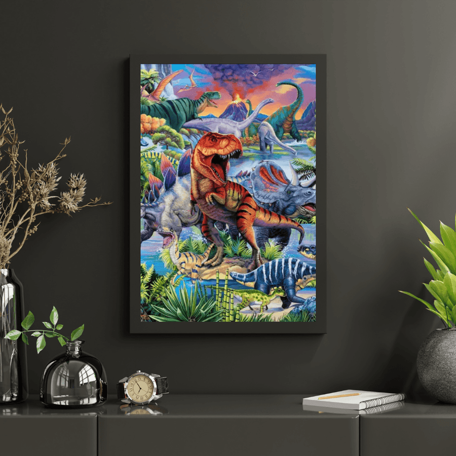 Diamantmalerei - Dinosaurier