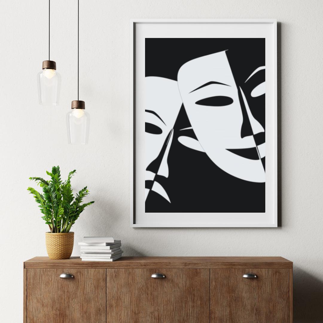 Diamond Painting - Drama vs. Komödie - SEOS Shop ®