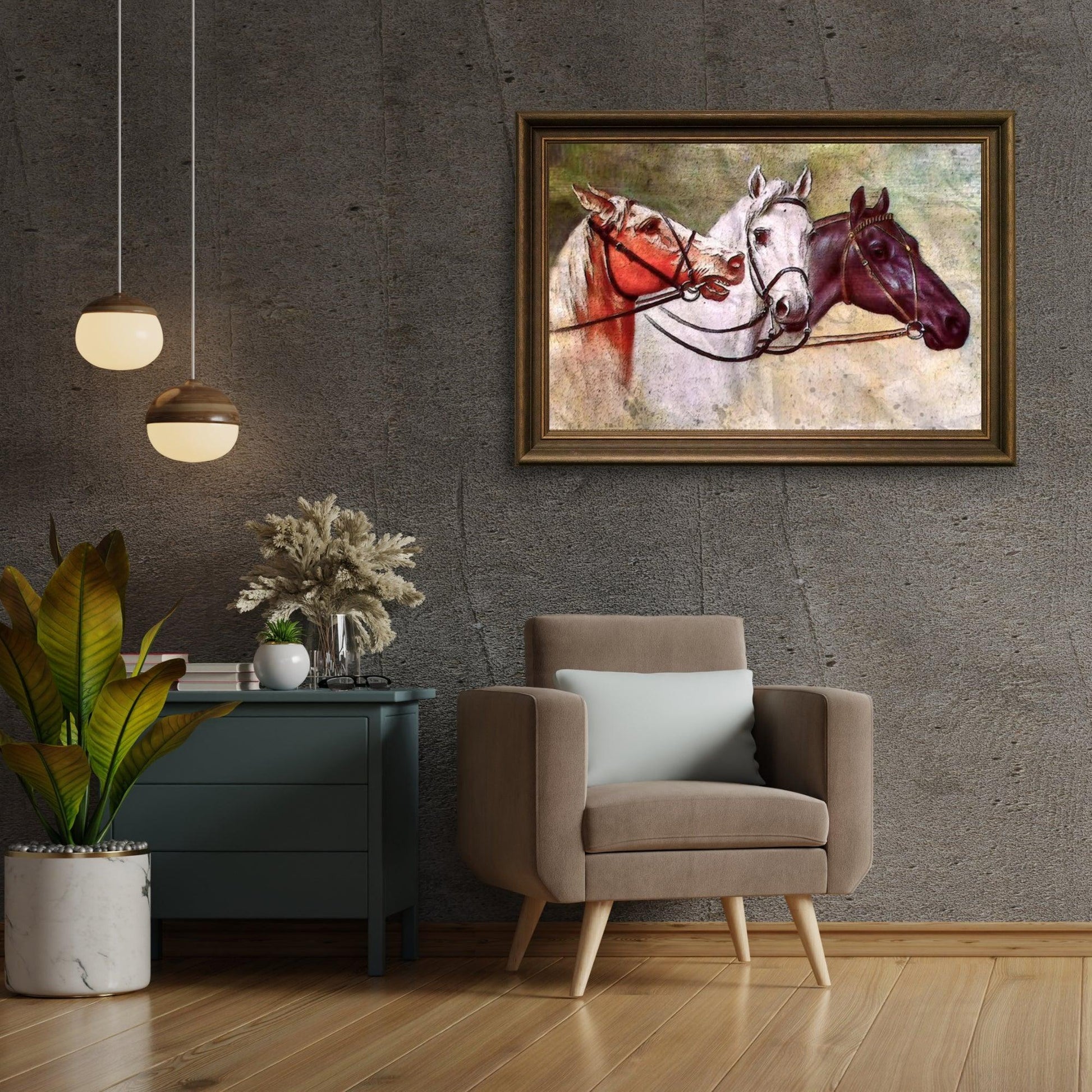 Diamond Painting - Drei Pferde - SEOS®