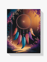 Diamond Painting - Traumfänger mit Federn und Perlen