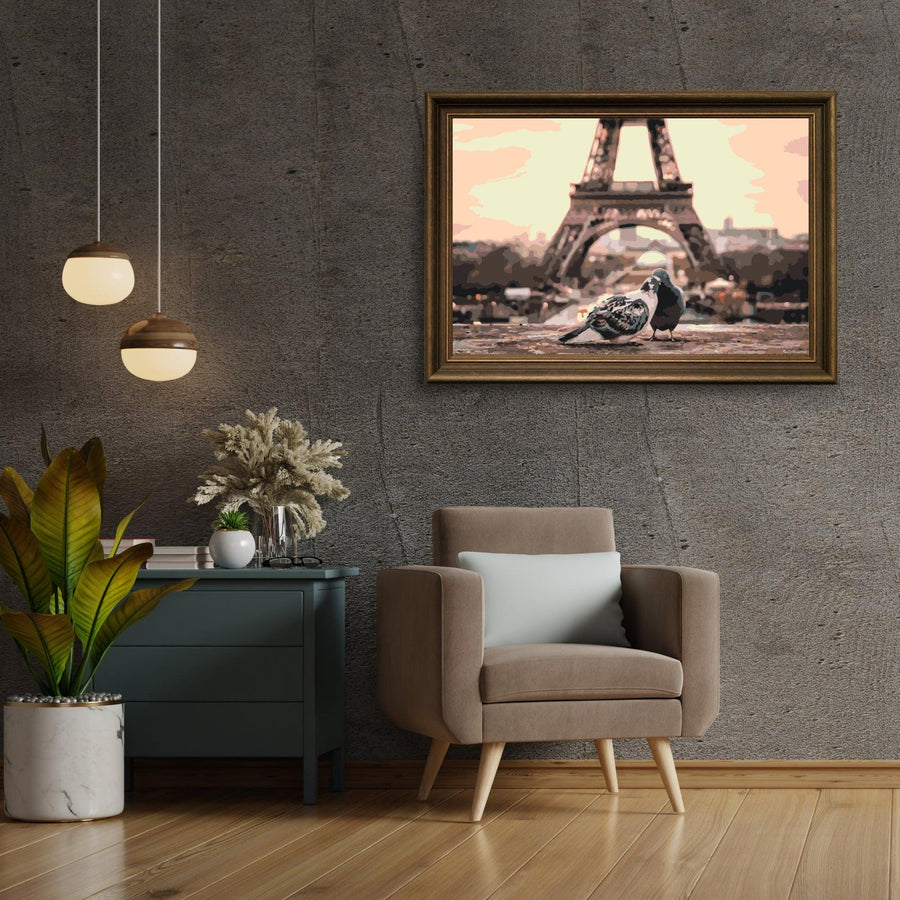 Diamantmalerei – Tauben in Paris – SEOS®