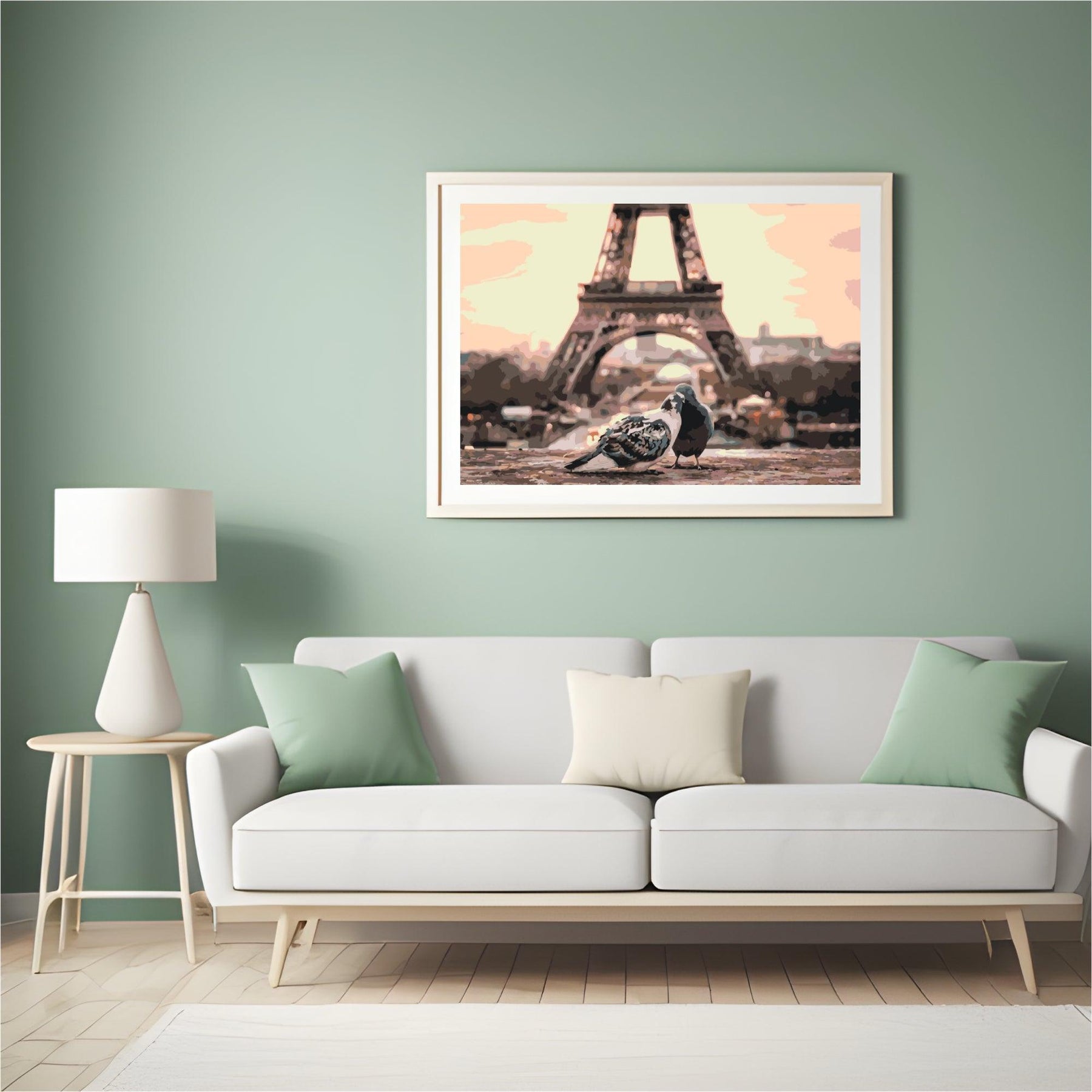 Diamantmalerei – Tauben in Paris – SEOS®